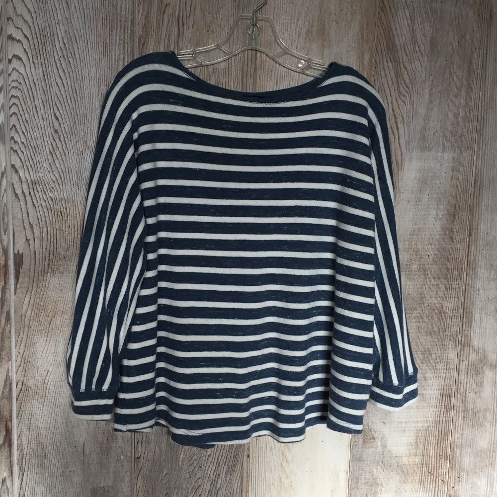 Chaps Top Long Dolman Sleeve S